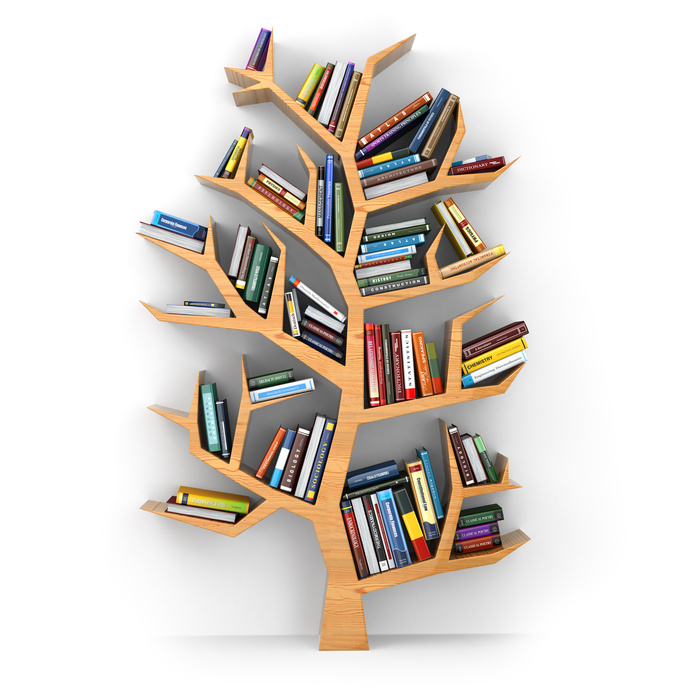 Tree of Knowledge - Book Storage, books are stored on a tree